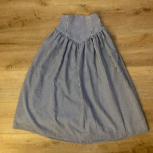 Anthropologie Hutch Plaid Corset Skirt, size XS